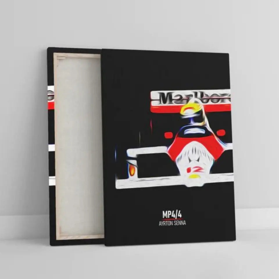 Affiche ou Tableau McLaren MP4 4 Ayrton Senna Formule 1