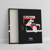 Affiche ou Tableau McLaren MP4 5 Alain Prost Formule 1
