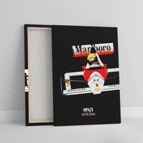 Affiche ou Tableau McLaren MP4 5 Ayrton Senna 1989 Formule 1