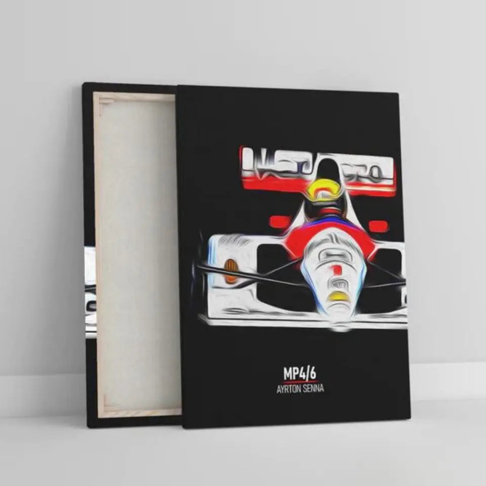 Affiche ou Tableau McLaren MP4 6 Ayrton Senna Formule 1