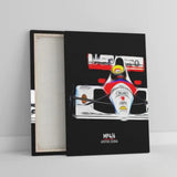 Affiche ou Tableau McLaren MP4 6 Ayrton Senna Formule 1