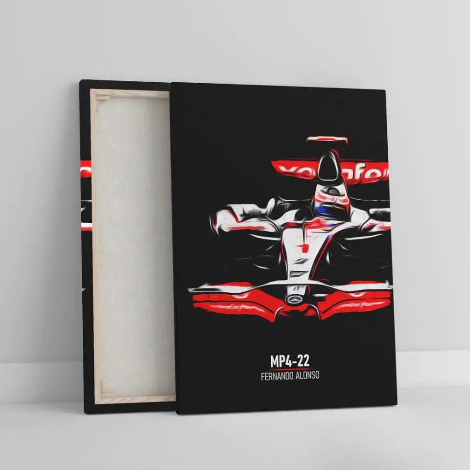 Affiche ou Tableau McLaren MP4-22 Fernando Alonso Formule 1