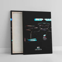 Affiche ou Tableau Mercedes W12 Lewis Hamilton Formule 1