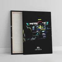 Affiche ou Tableau Mercedes W14 Lewis Hamilton Formule 1