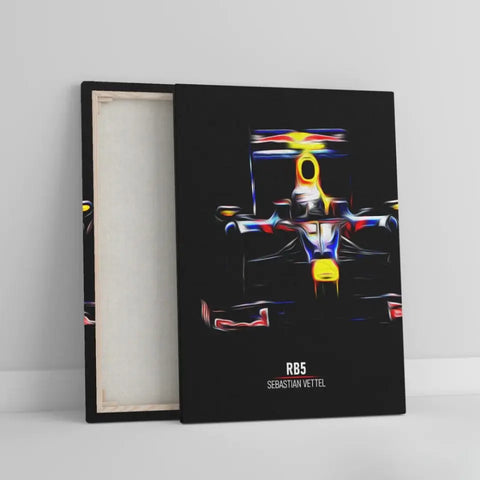 Affiche ou Tableau Red Bull RB5 Sebastian Vettel Formule 1