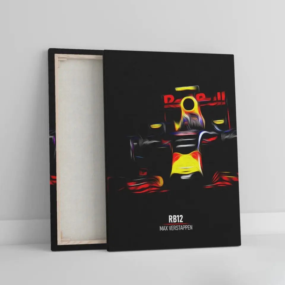 Affiche ou Tableau Red Bull RB12 Max Verstappen Formule 1