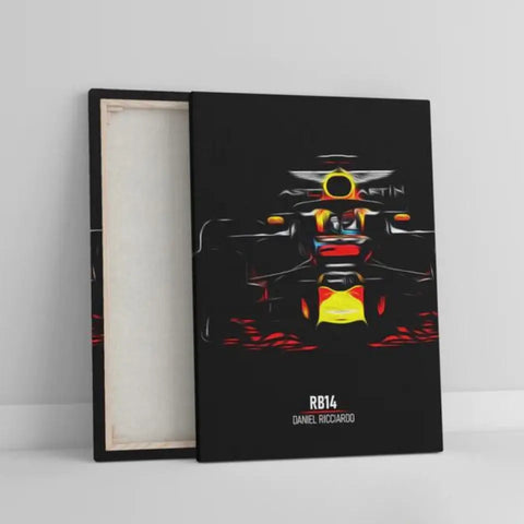 Affiche ou Tableau Red Bull RB14 Daniel Ricciardo Formule 1