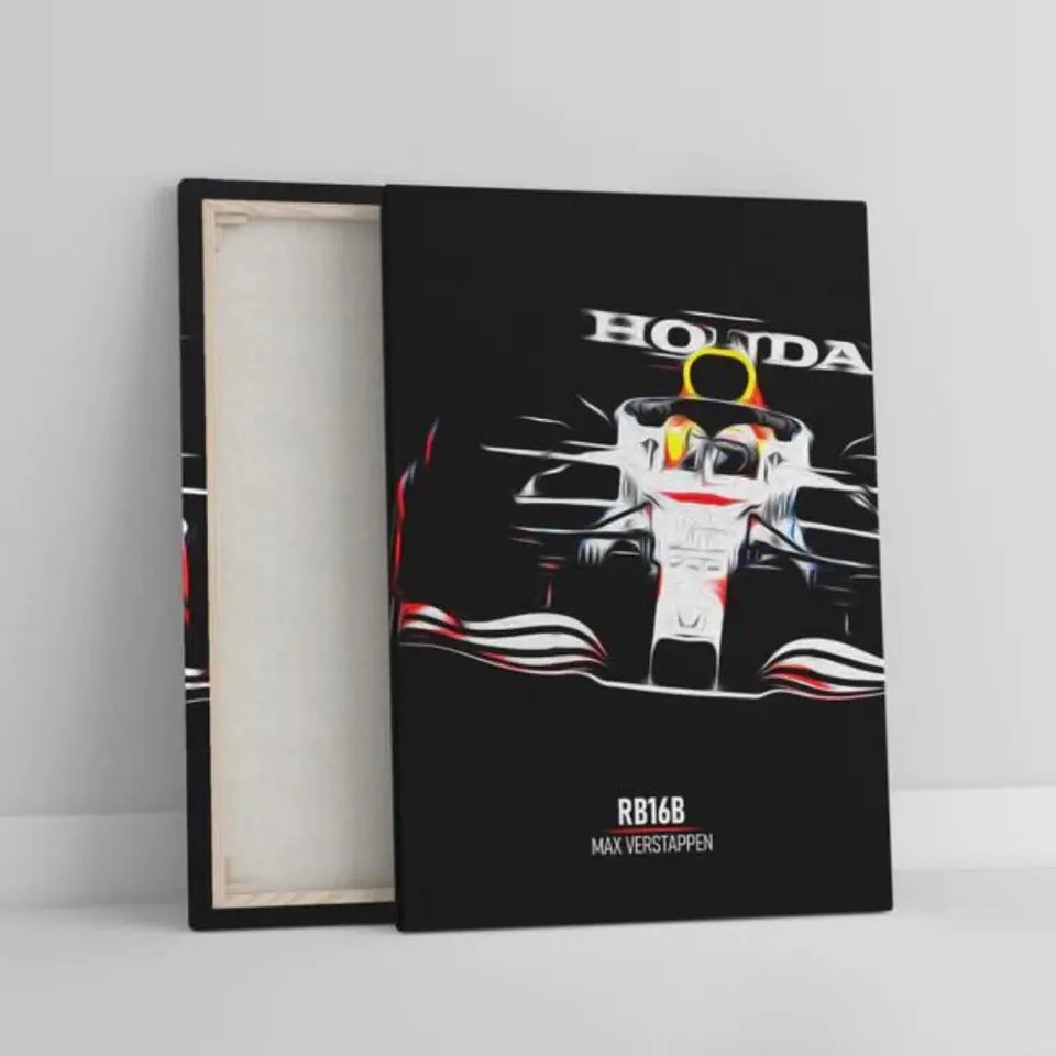 Affiche ou Tableau Red Bull RB16B Max Verstappen Formule 1