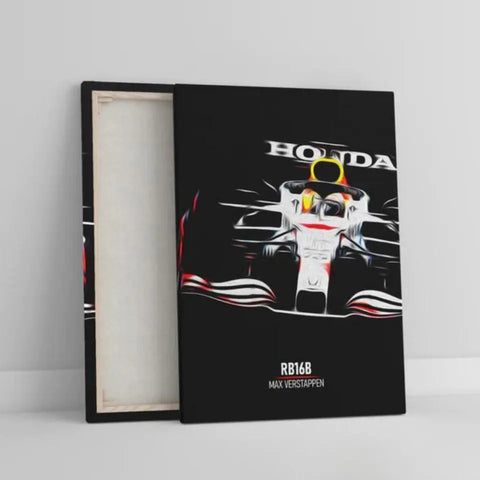 Affiche ou Tableau Red Bull RB16B Max Verstappen Formule 1