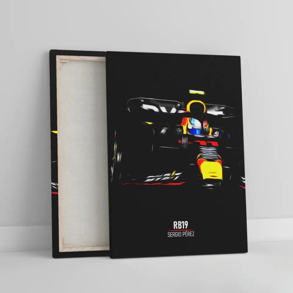 Affiche ou Tableau Red Bull RB19 Sergio Pérez Formule 1
