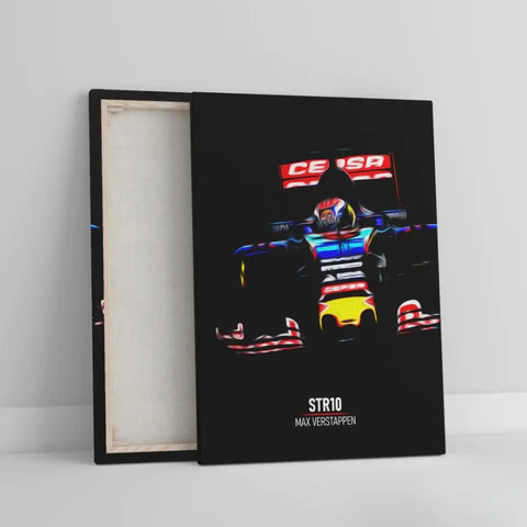 Affiche ou Tableau Toro Rosso STR10 Max Verstappen Formule 1