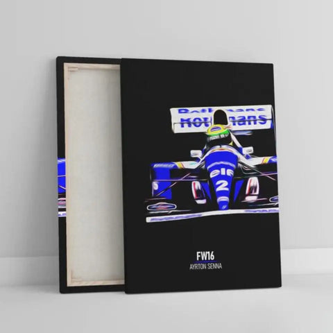 Affiche ou Tableau Williams FW16 Ayrton Senna 1994 Formule 1