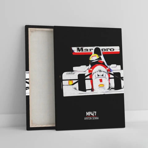 Affiche ou Tableau McLaren MP4 7 Ayrton Senna Formule 1