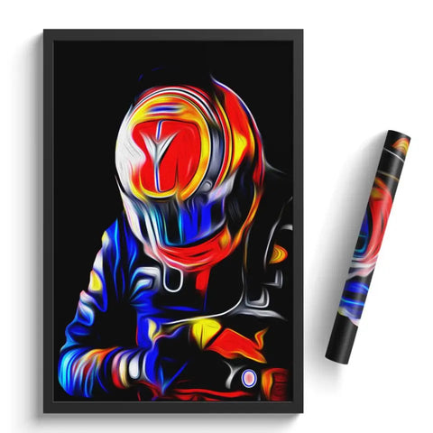 Affiche et Tableau Alex Albon Red Bull 2020 Formule 1
