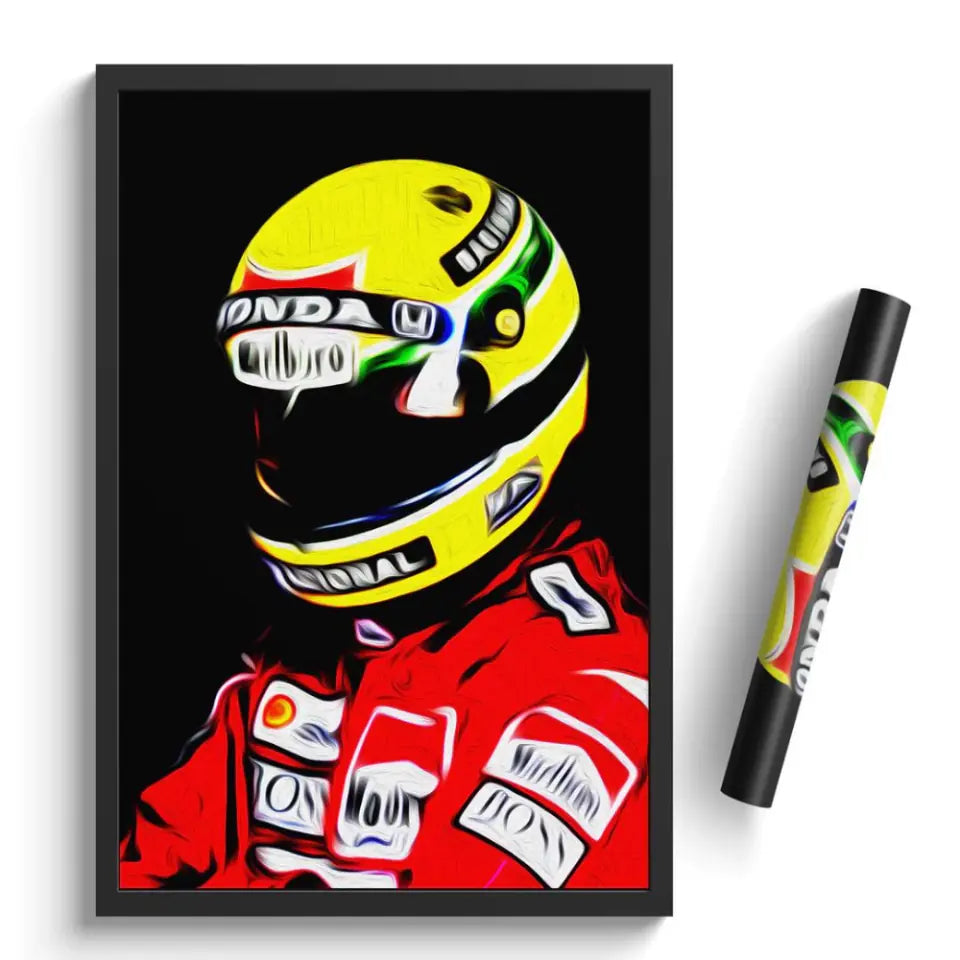 POSTER AFFICHE A2 - F1 Ayrton Senna McLaren Honda - Ivan Capelli POSTER AFFICHE A2 - F1 Ayrton Senna McLaren Honda - Ivan Capelli