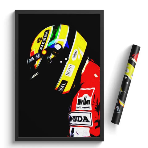 Affiche et Tableau Ayrton Senna Honda 1991 Formule 1