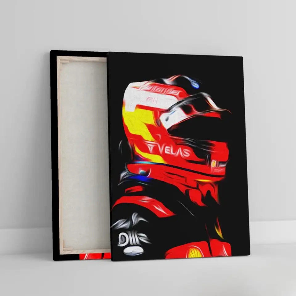 Affiche et Tableau Carlos Sainz Ferrari 2022 Formule 1