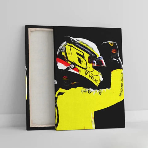 Affiche et Tableau Charles Leclerc Ferrari 2022 Monza Formule 1