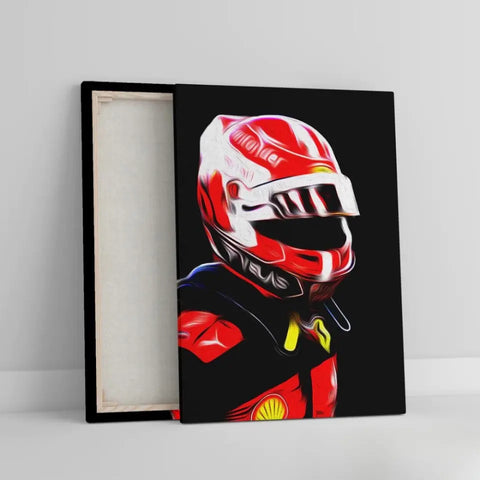 Affiche et Tableau Charles Leclerc Ferrari 2022 Formule 1