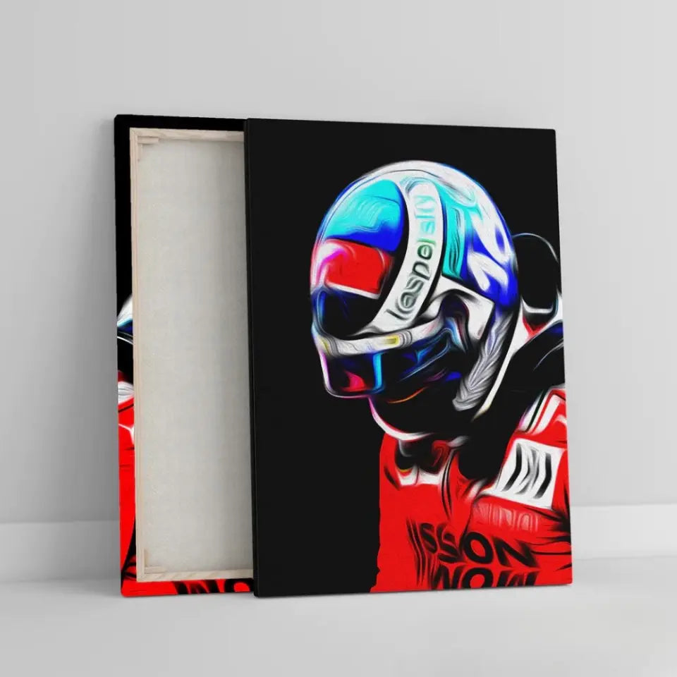 Affiche et Tableau Charles Leclerc Ferrari 2021 Monaco Formule 1