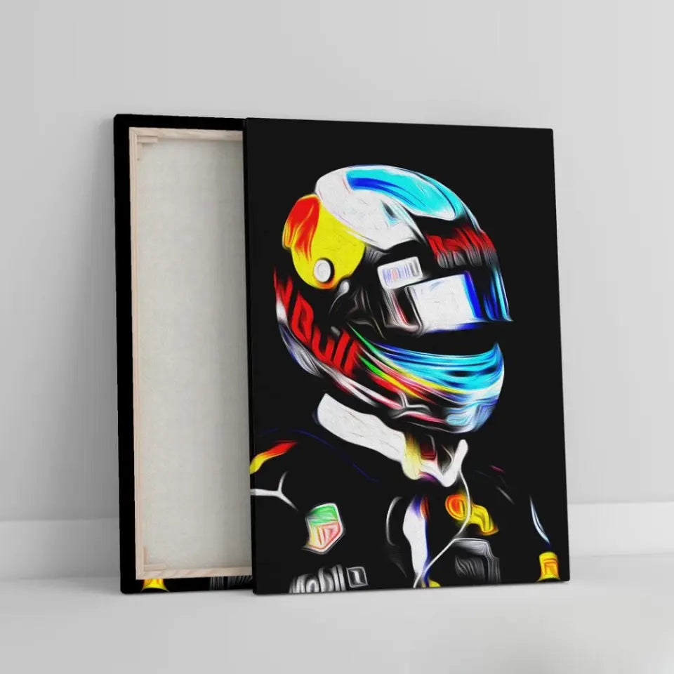 Affiche et Tableau Daniel Ricciardo RedBull 2017 Formule 1
