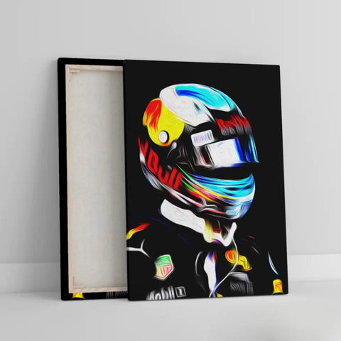 Affiche et Tableau Daniel Ricciardo RedBull 2017 Formule 1