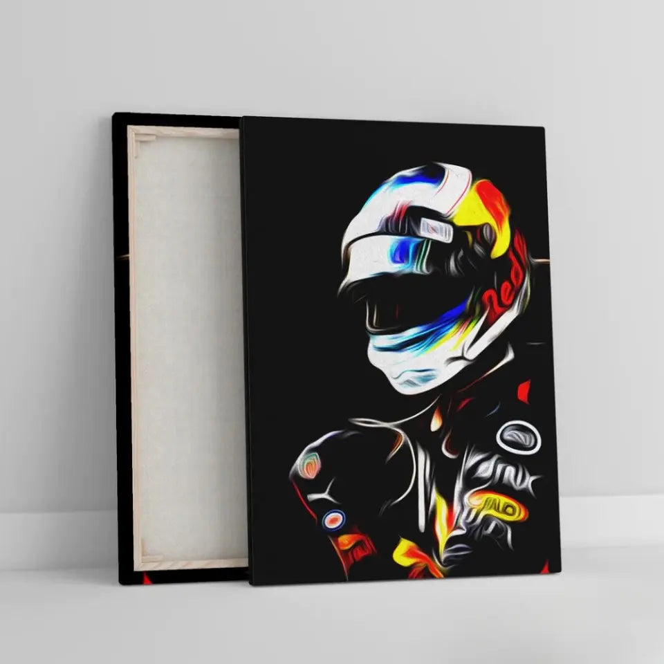 Affiche et Tableau Daniel Ricciardo Red Bull 2018 Formule 1