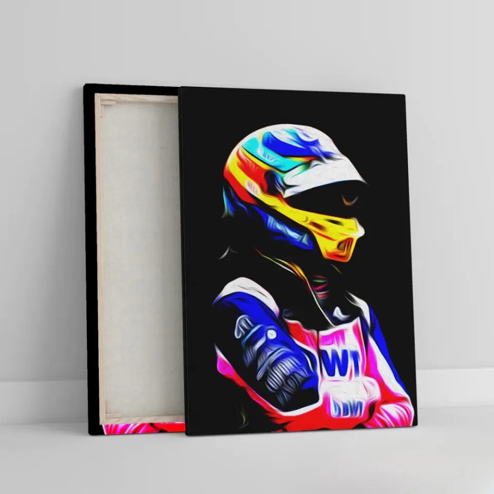 Affiche et Tableau Fernando Alonso Alpine 2022 Formule 1