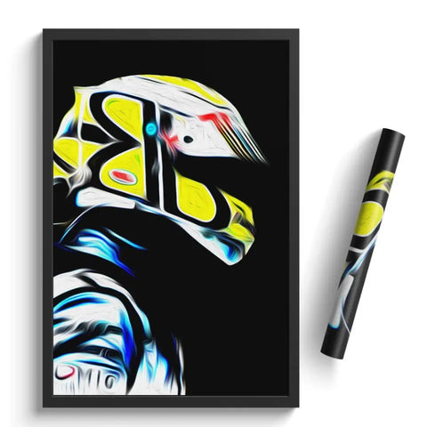 Affiche ou Tableau Jenson Button Brawn GP 2009 Formule 1