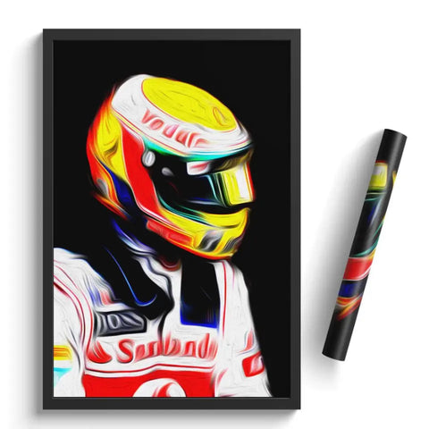 Affiche ou Tableau Lewis Hamilton McLaren 2012 Formule 1