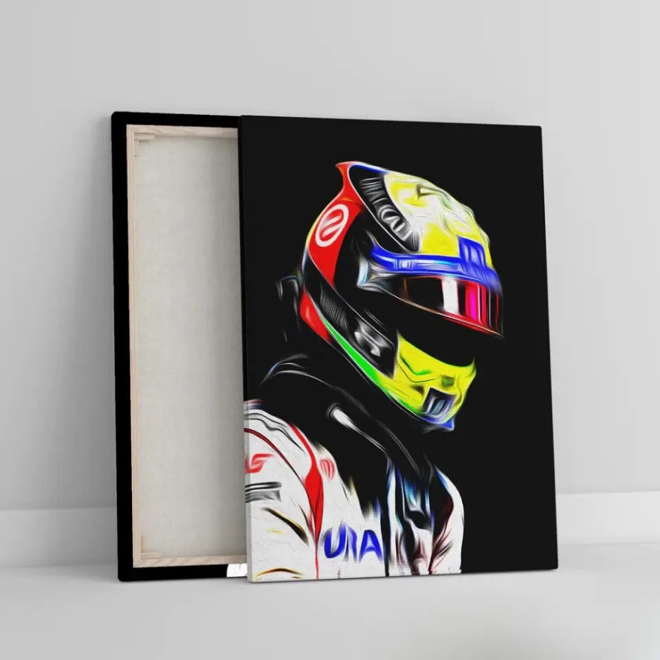 Affiche ou Tableau Mick Schumacher Haas 2021 Formule 1