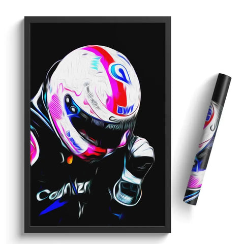 Affiche ou Tableau Sebastian Vettel Aston Martin 2021 Formule 1