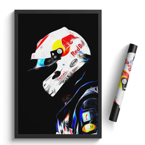 Affiche ou Tableau Sebastian Vettel Red Bull 2011 Japan Formula 1