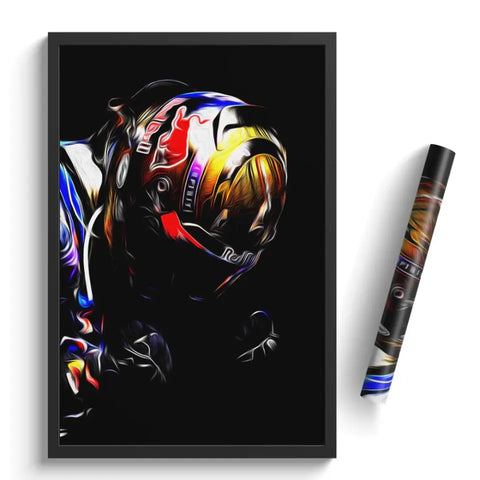 Affiche ou Tableau Sebastian Vettel RedBull 2013 Formule 1