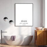 Tableau Signe Astrologique Personnalisable