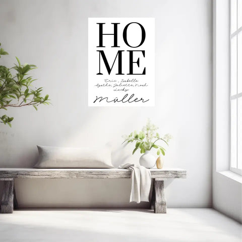 Tableau Famille Personnalisé Home