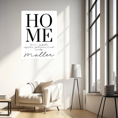 Tableau Famille Personnalisé Home