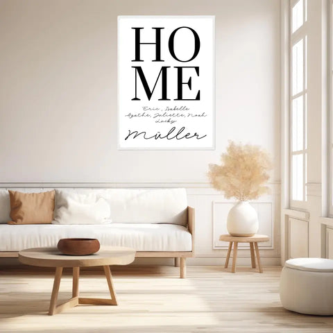 Tableau Famille Personnalisé Home