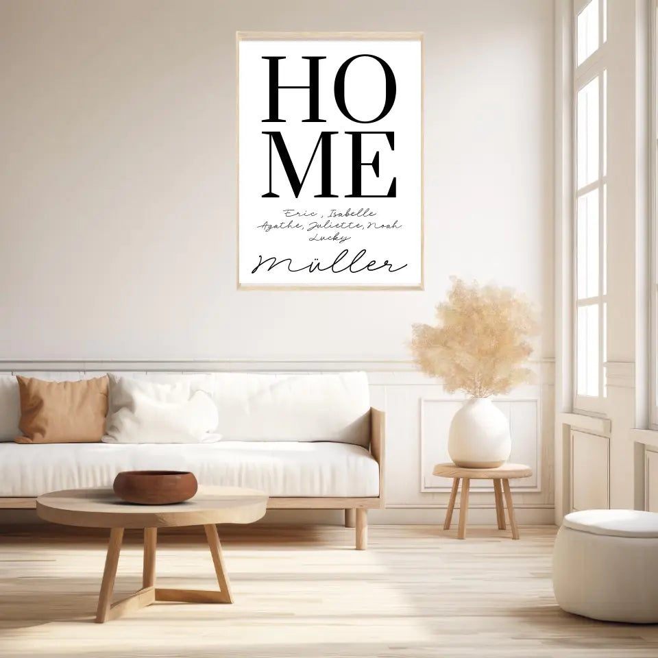 Tableau Famille Personnalisé Home