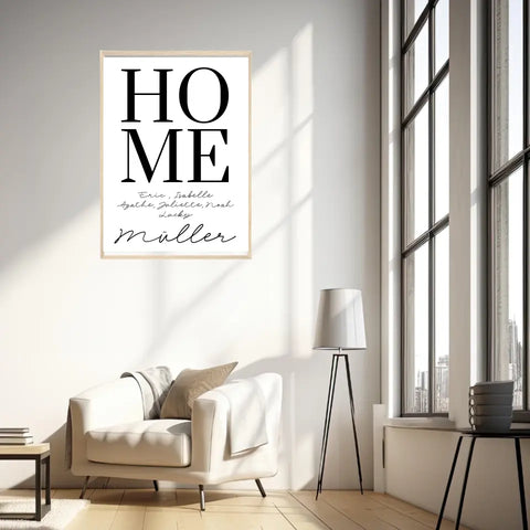 Tableau Famille Personnalisé Home