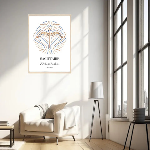 Tableau Personnalisé Signe Astrologique Sagittaire
