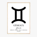 METALMORPHOSE Marque-page Signe Du Zodiaque Gémeaux - Acier Inoxydable, Cadeau Personnalisé Pour Homme Femme Enfant - 5