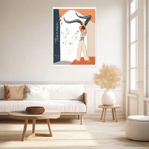 Tableau Personnalisé Signe Astrologique Taureau Anastasy Helter