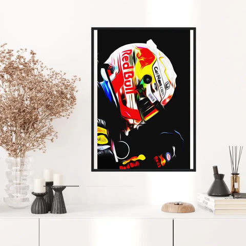 Affiche ou Tableau Max Verstappen Red Bull Formule 1