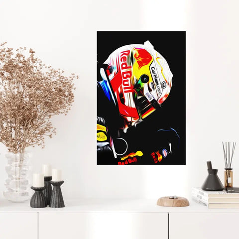 Affiche ou Tableau Max Verstappen Red Bull Formule 1