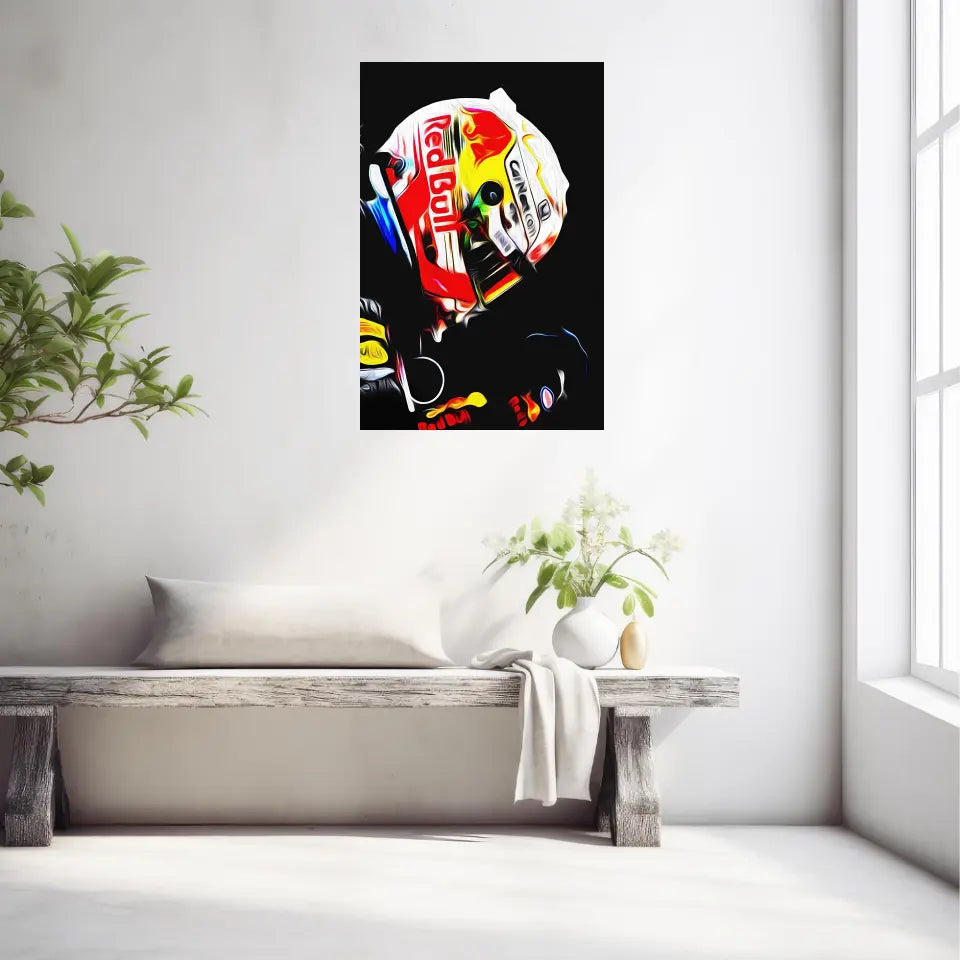 Affiche ou Tableau Max Verstappen Red Bull Formule 1