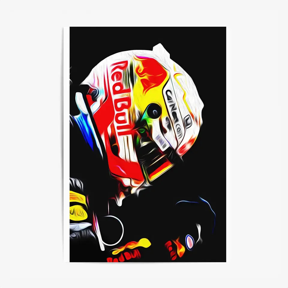 Affiche ou Tableau Max Verstappen Red Bull Formule 1