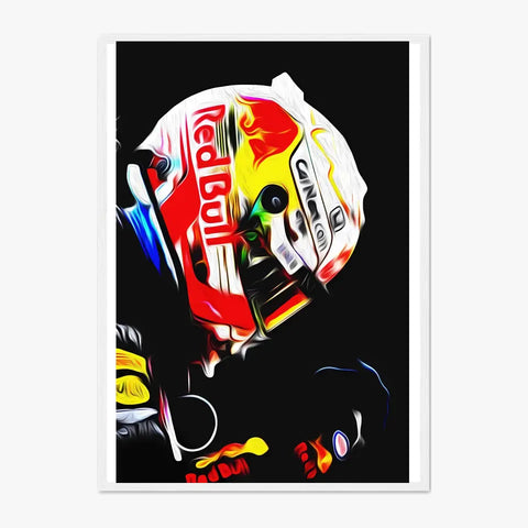 Affiche ou Tableau Max Verstappen Red Bull Formule 1