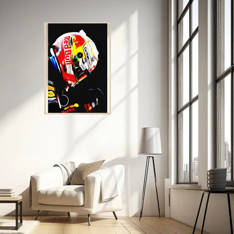 Affiche ou Tableau Max Verstappen Red Bull Formule 1
