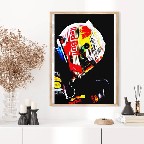 Affiche ou Tableau Max Verstappen Red Bull Formule 1